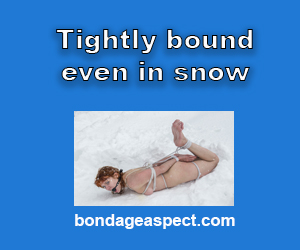Act of Bondage - girls tightly bound even outside in wintertime
